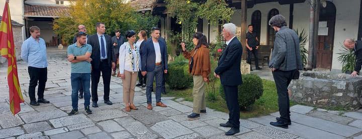 Посета на Н.Е. Маркета Пекарова Адамова , Претседателка на Домот на пратеници на Чешката Република на црковниот комплекс  Свети Спас во Скопје