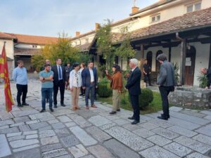 Посета на црковниот комплекс Свети Спас во Скопје на Парламентарна делегација од Чешката Република